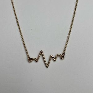 Heartbeat Gold Necklace